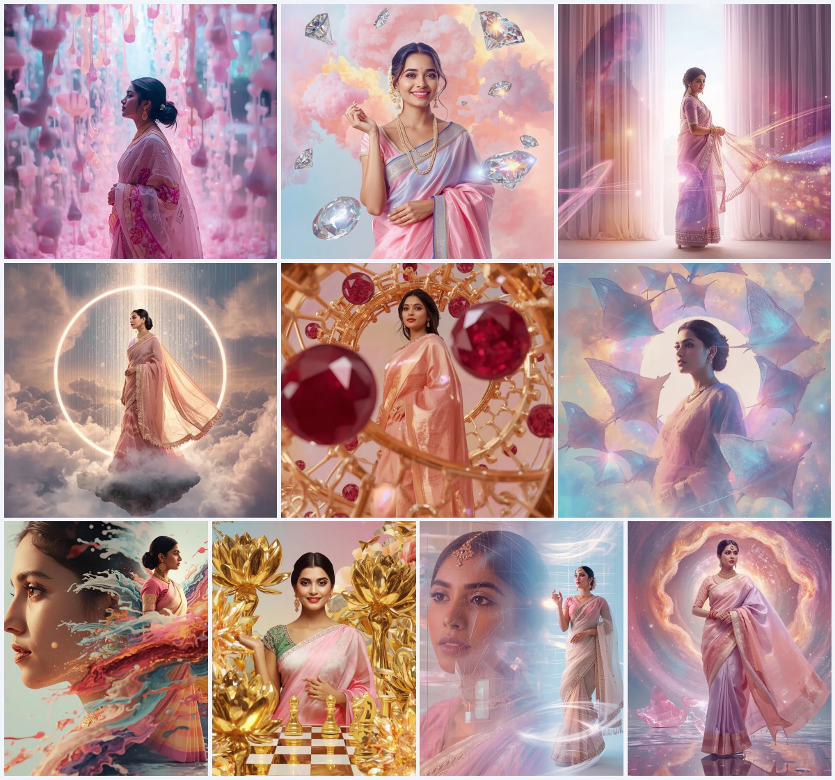 Best 10 Gemini AI Girl in Saree Prompts for Copy and Paste | Prompt for Gemini AI girl in saree copy and paste